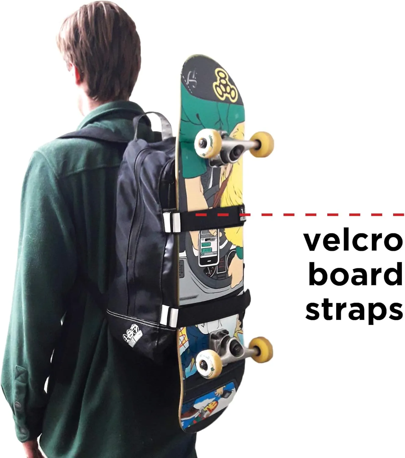 187 Killer Pads Standard Issue Backpack with Skateboard Straps