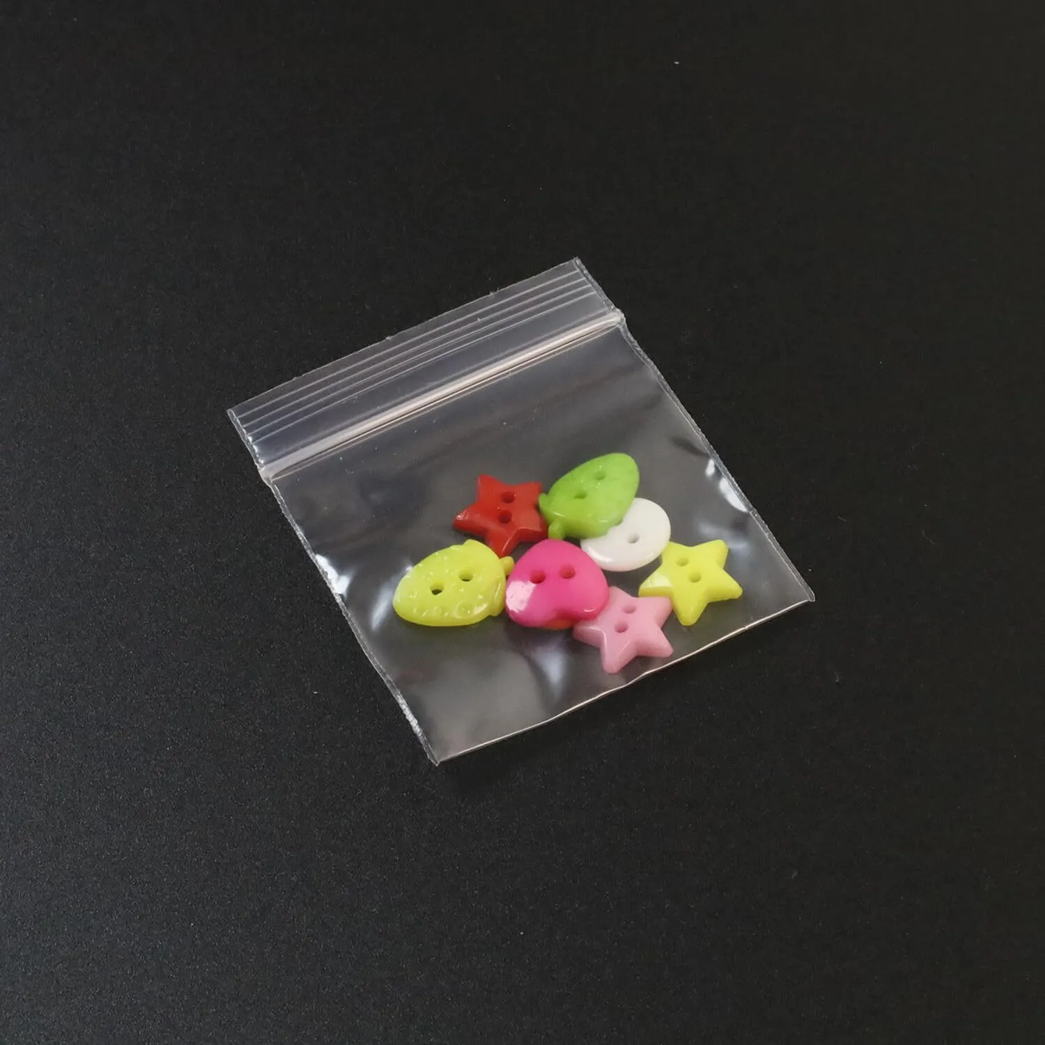 2000 Pcs Tiny Plastic Bags, 2"x2" Clear Small Zipper Sealable Storage Bags, Little Poly Ziplock Baggies For Gift, Screws and Candy
