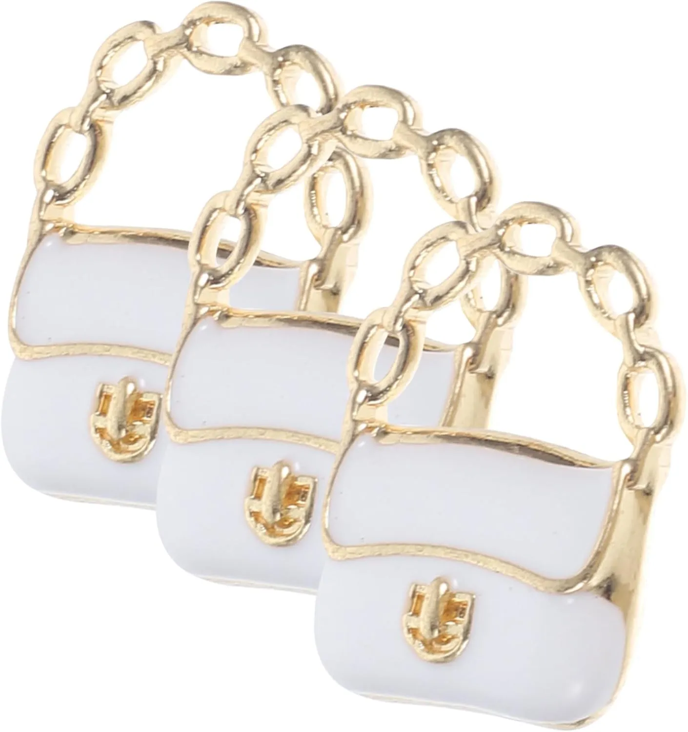 3pcs Mini House Handbags Dollhouse Miniatures Decorative Mini Bag Models for Dollhouse Decor