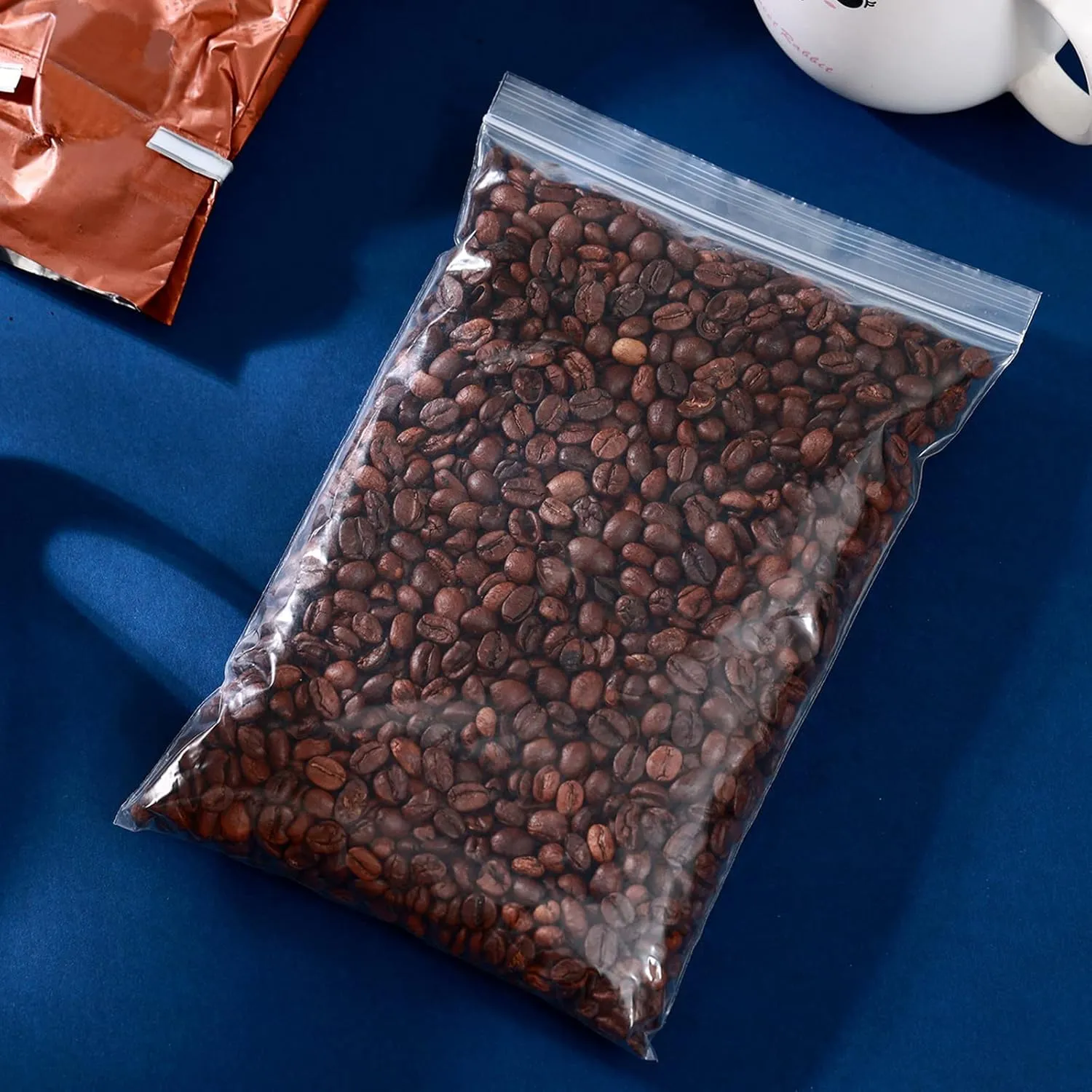 4” x 6” Reclosable Clear Zip Poly Bags 1000 Pcs Resealable Plastic Bags with Lock Seal Zipper for Packaging Gifts, Candies, Jewelries, Small Business Shipping Bags 4.7 Mil Thickness, 1000 ct