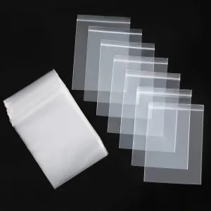 4"x6" Plastic Bags - 1000 Pcs, 2 Mil Thick, Clear Reclosable Zip Bags, Strong & Durable Poly Baggies For Travel, Storage, Packaging & Shipping