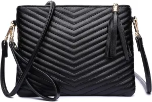 AMELIE GALANTI womens small crossbody strap handbag bag,Soft Leather Fabric Delicate Durable Fashion Design