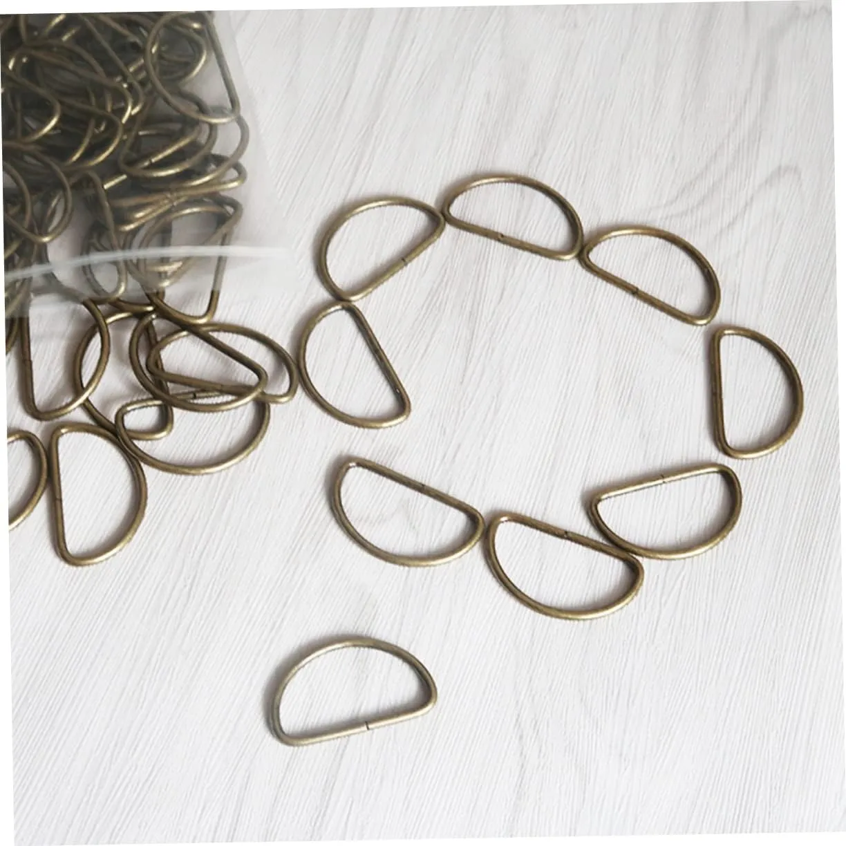 Angoily Bags Ring Buckle Strap Sewing Luggage Strap Straps for Handbags D Rings Heavy Duty Buckles Moving Straps