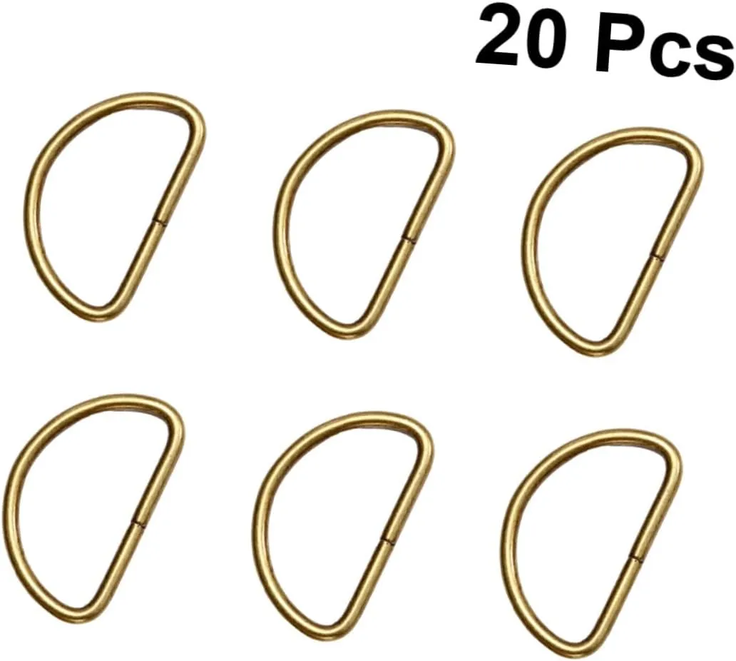 Angoily Bags Ring Buckle Strap Sewing Luggage Strap Straps for Handbags D Rings Heavy Duty Buckles Moving Straps