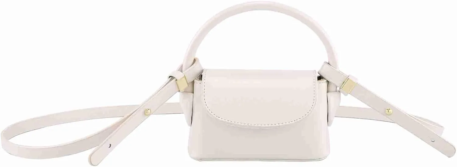 Ayliss Women Mini Purse Bag Mini Top Handle Clutch Crossbody Handbag Coin Cute Purse Lipstick Bag Y2K Accessories Gift