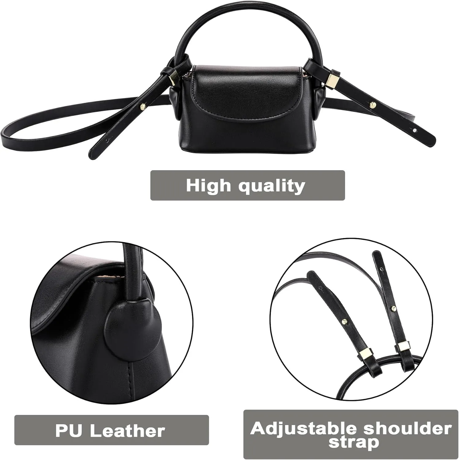 Ayliss Women Mini Purse Bag Mini Top Handle Clutch Crossbody Handbag Coin Cute Purse Lipstick Bag Y2K Accessories Gift