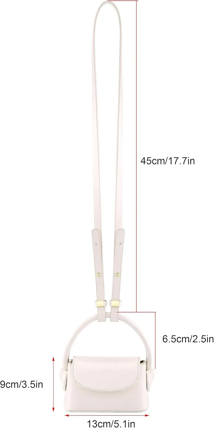 Ayliss Women Mini Purse Bag Mini Top Handle Clutch Crossbody Handbag Coin Cute Purse Lipstick Bag Y2K Accessories Gift