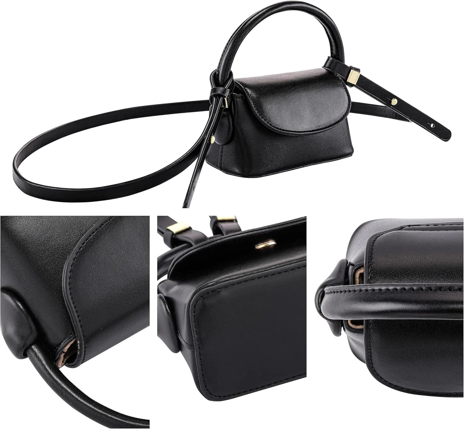 Ayliss Women Mini Purse Bag Mini Top Handle Clutch Crossbody Handbag Coin Cute Purse Lipstick Bag Y2K Accessories Gift