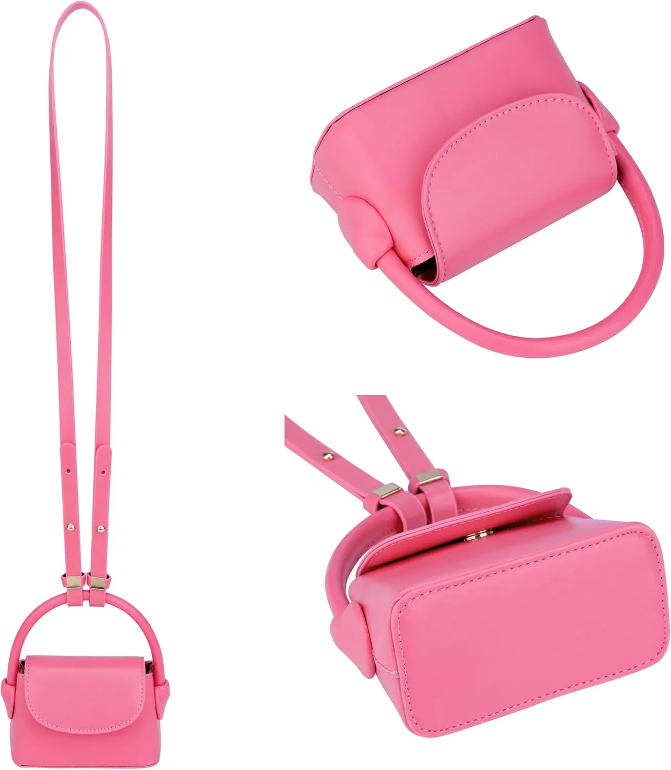 Ayliss Women Mini Purse Bag Mini Top Handle Clutch Crossbody Handbag Coin Cute Purse Lipstick Bag Y2K Accessories Gift