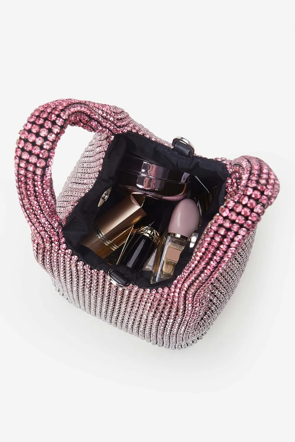 BABEYOND Clutch Purses for Women - Sparkly Evening Bags Glitter Rhinestone Portable Handbag for Party Prom Wedding
