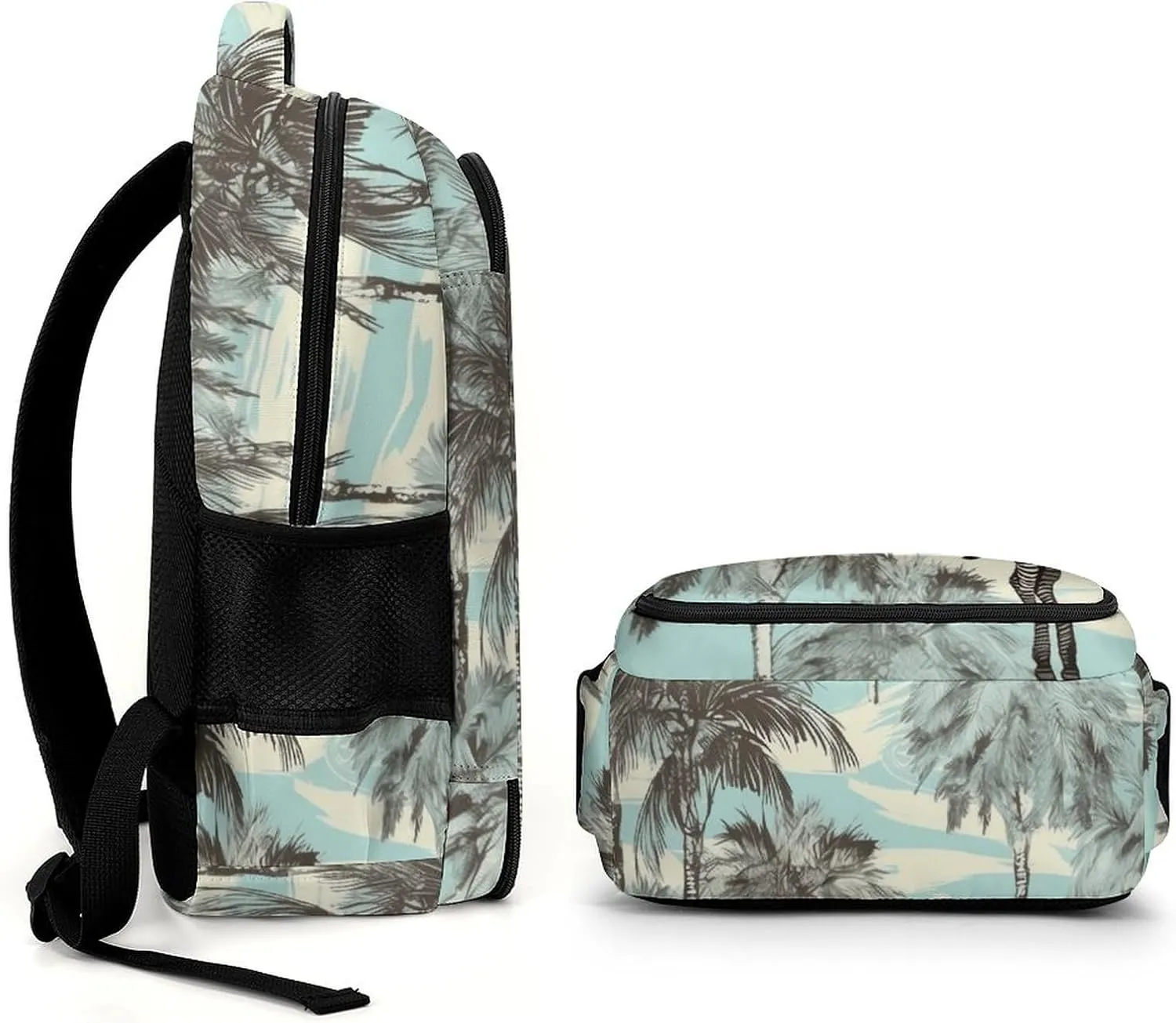 Backpack for Women Men Daypack Black And Blue Style Laptop Backpack Computer Bag Casual Nurse Bag Laptop Bag