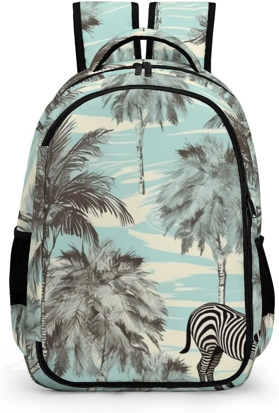 Backpack for Women Men Daypack Black And Blue Style Laptop Backpack Computer Bag Casual Nurse Bag Laptop Bag