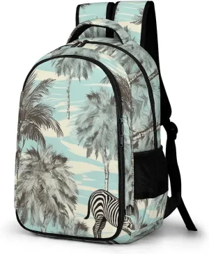 Backpack for Women Men Daypack Black And Blue Style Laptop Backpack Computer Bag Casual Nurse Bag Laptop Bag