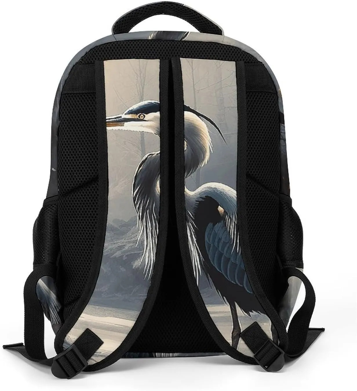 Backpack for Women Men Daypack Hand Drawn Bird Laptop Backpack Computer Bag Casual Nurse Bag Laptop Bag