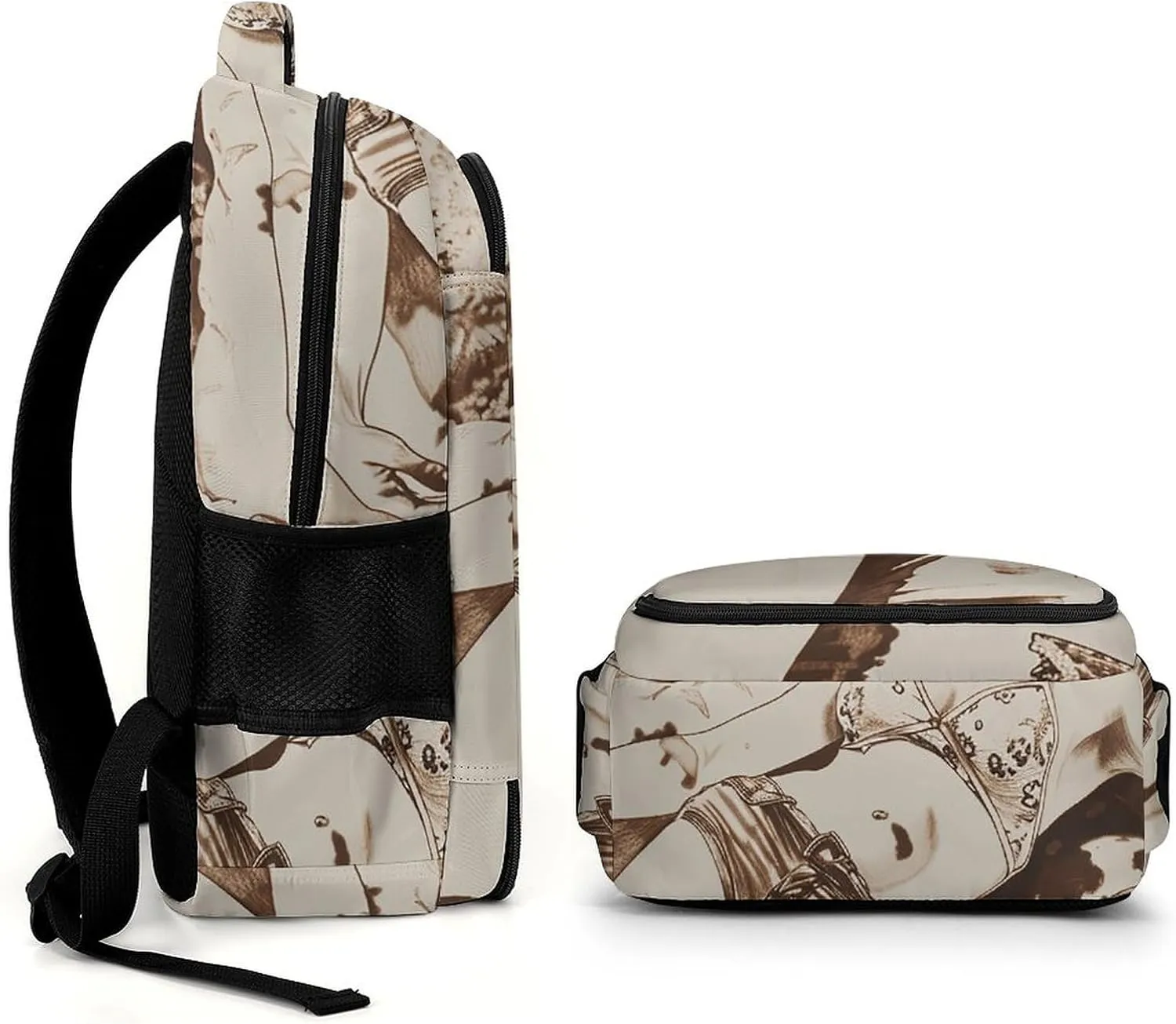 Backpack for Women Men Daypack Lying on Blanket Laptop Backpack Computer Bag Casual Nurse Bag Laptop Bag