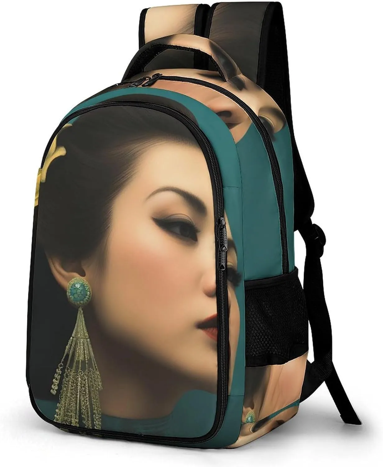 Backpack for Women Men Daypack Oriental Style Women Laptop Backpack Computer Bag Casual Nurse Bag Laptop Bag
