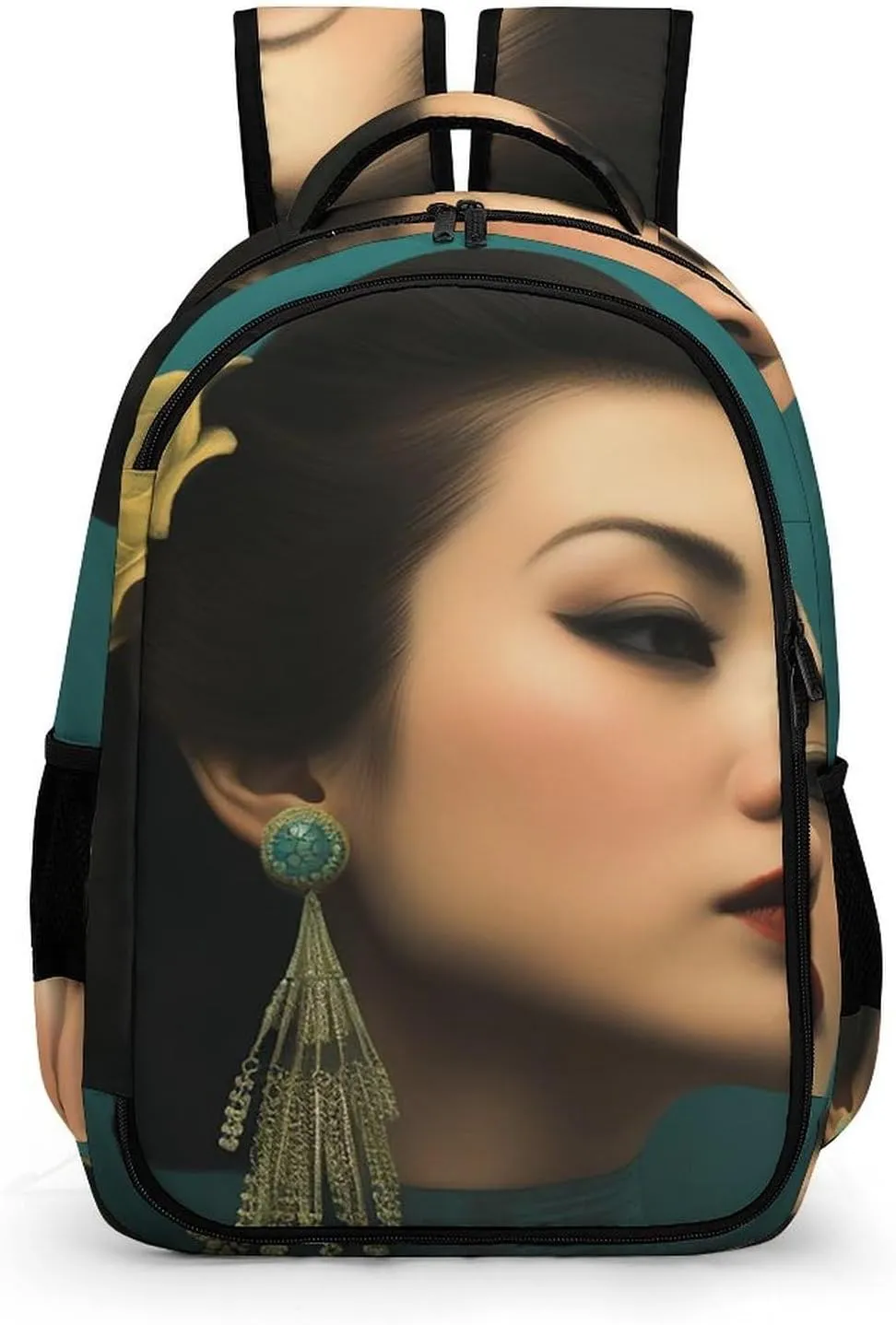 Backpack for Women Men Daypack Oriental Style Women Laptop Backpack Computer Bag Casual Nurse Bag Laptop Bag