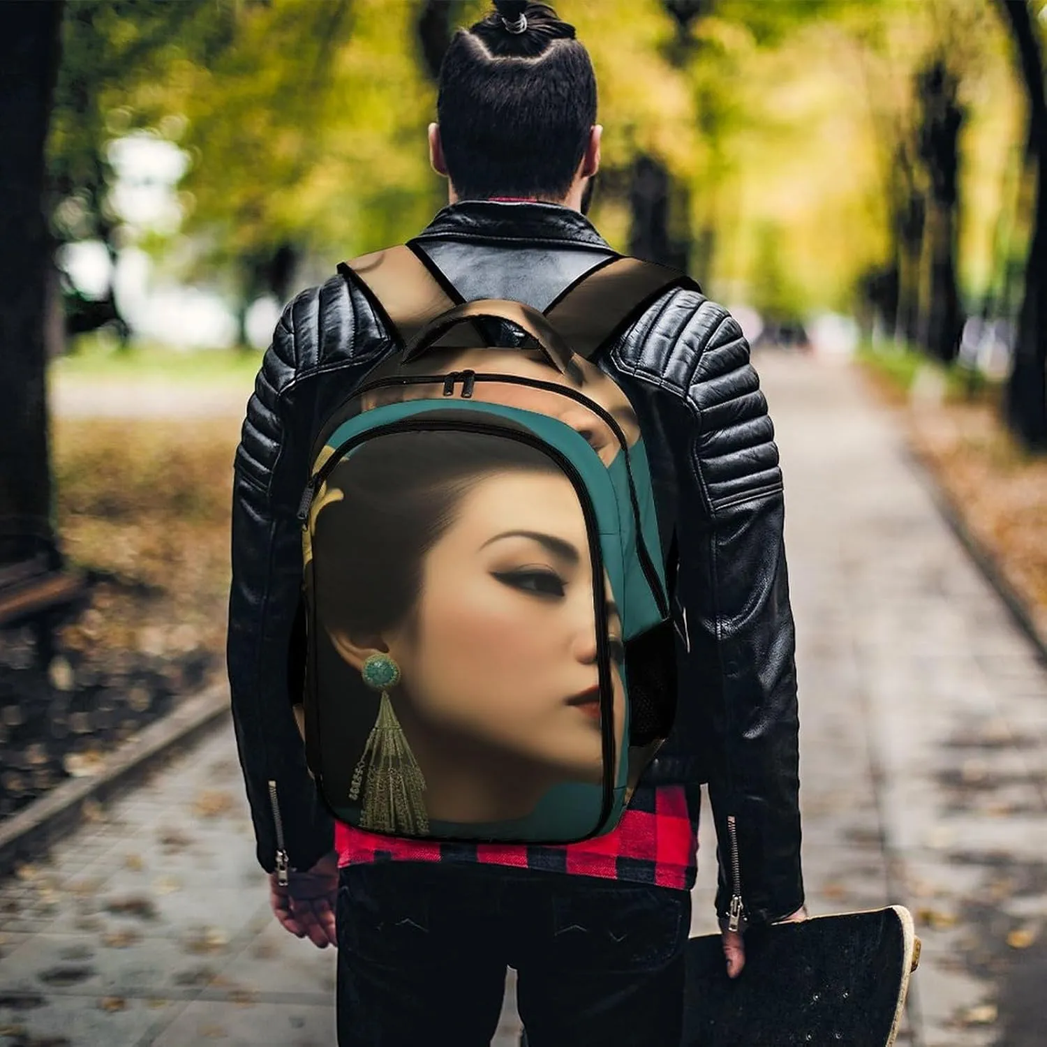 Backpack for Women Men Daypack Oriental Style Women Laptop Backpack Computer Bag Casual Nurse Bag Laptop Bag