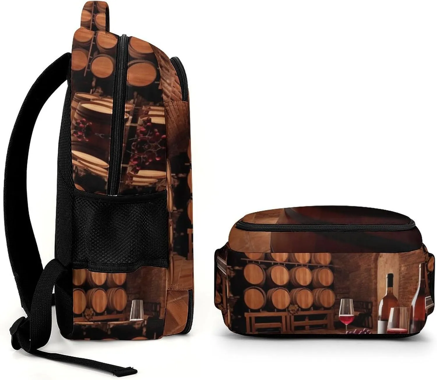 Backpack for Women Men Daypack Red Wine Cellar Laptop Backpack Computer Bag Casual Nurse Bag Laptop Bag