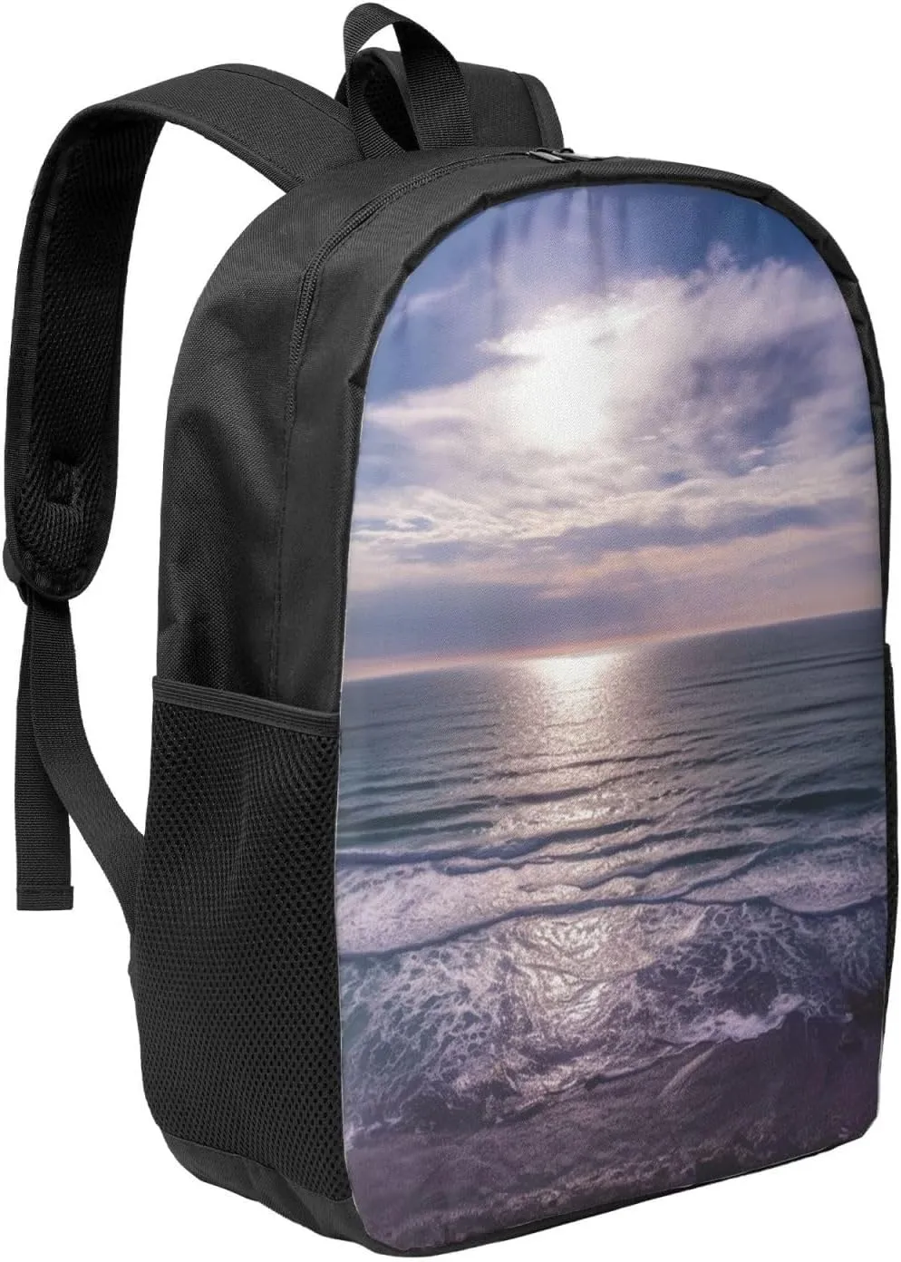 Backpack Travel Laptop Backpack for Men Women Atlantic Ocean Computer Backpacks 17 inch Casual Daypack