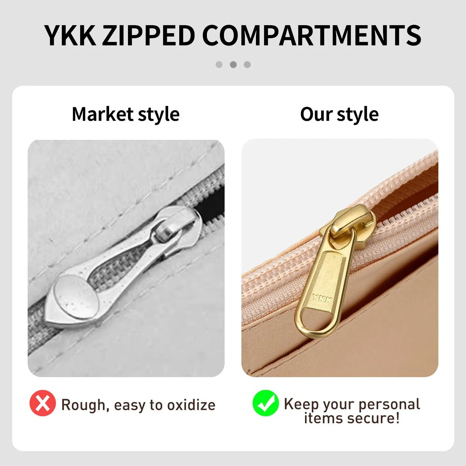 Bag Organizer Insert, Purse Organizer Insert Suit for LV Carryall MM Tote Bag, Upgraded Dupontpaper Handbag Shaper