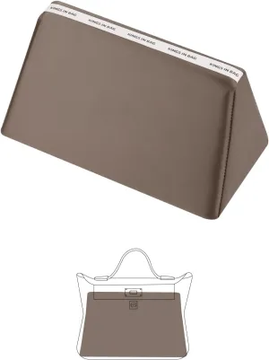 Bag Shaper Compatible with Kelly 2424-mini Bags, Purse Shaper Pillow Insert for Women Bags, Lightweight Shaper with Silky Satins and Soft Memory Foam Inner (Etoupe grey, KE2424-mini)