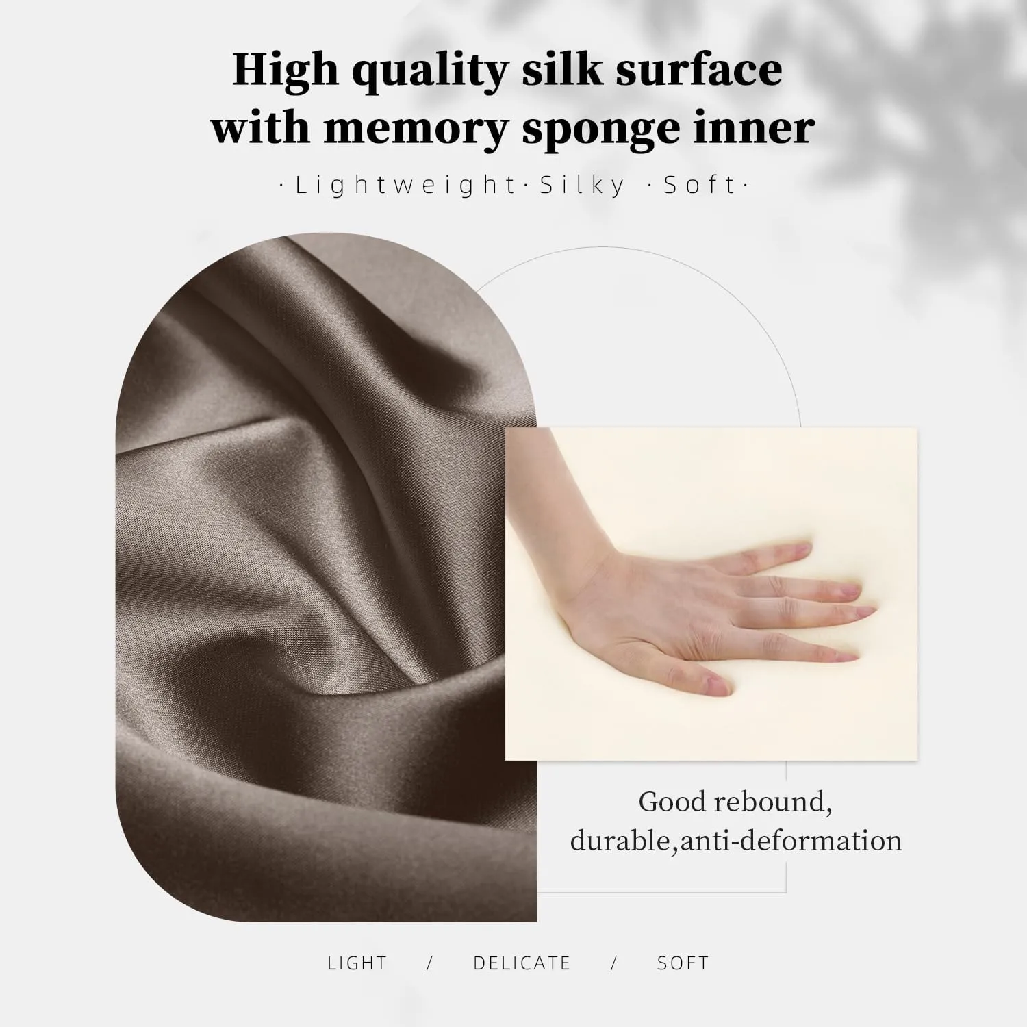 Bag Shaper Compatible with Kelly 2424-mini Bags, Purse Shaper Pillow Insert for Women Bags, Lightweight Shaper with Silky Satins and Soft Memory Foam Inner (Etoupe grey, KE2424-mini)