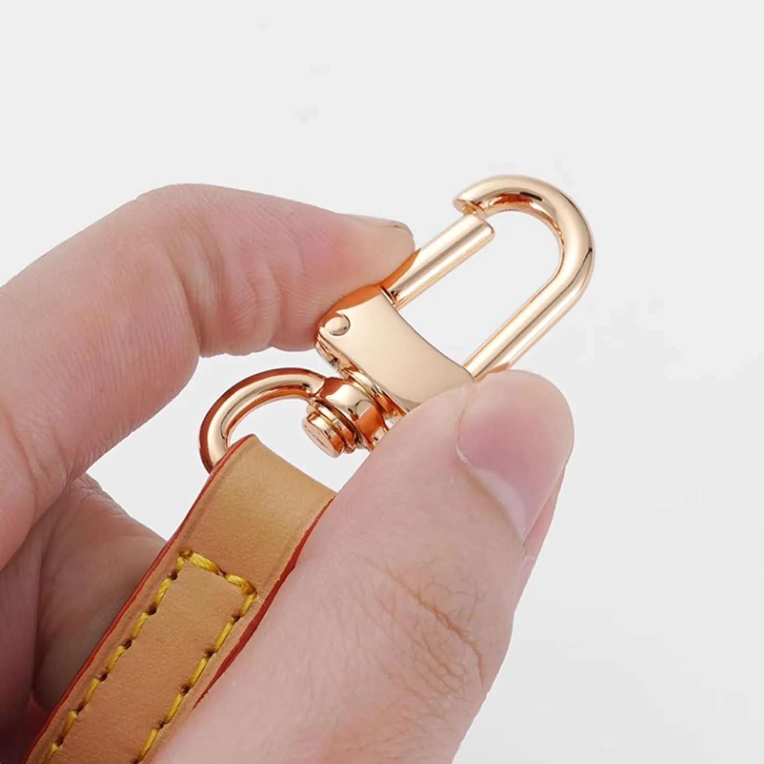 Bag Strap Leather Replacement Straps Adjuster Handbag Straps (Beeswax,Weith-1.2cm)