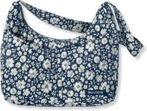 Bella Taylor Blakely - Hobo Shoulder Bag for Women - Lightweight Quilted Fabric Purse with Pockets