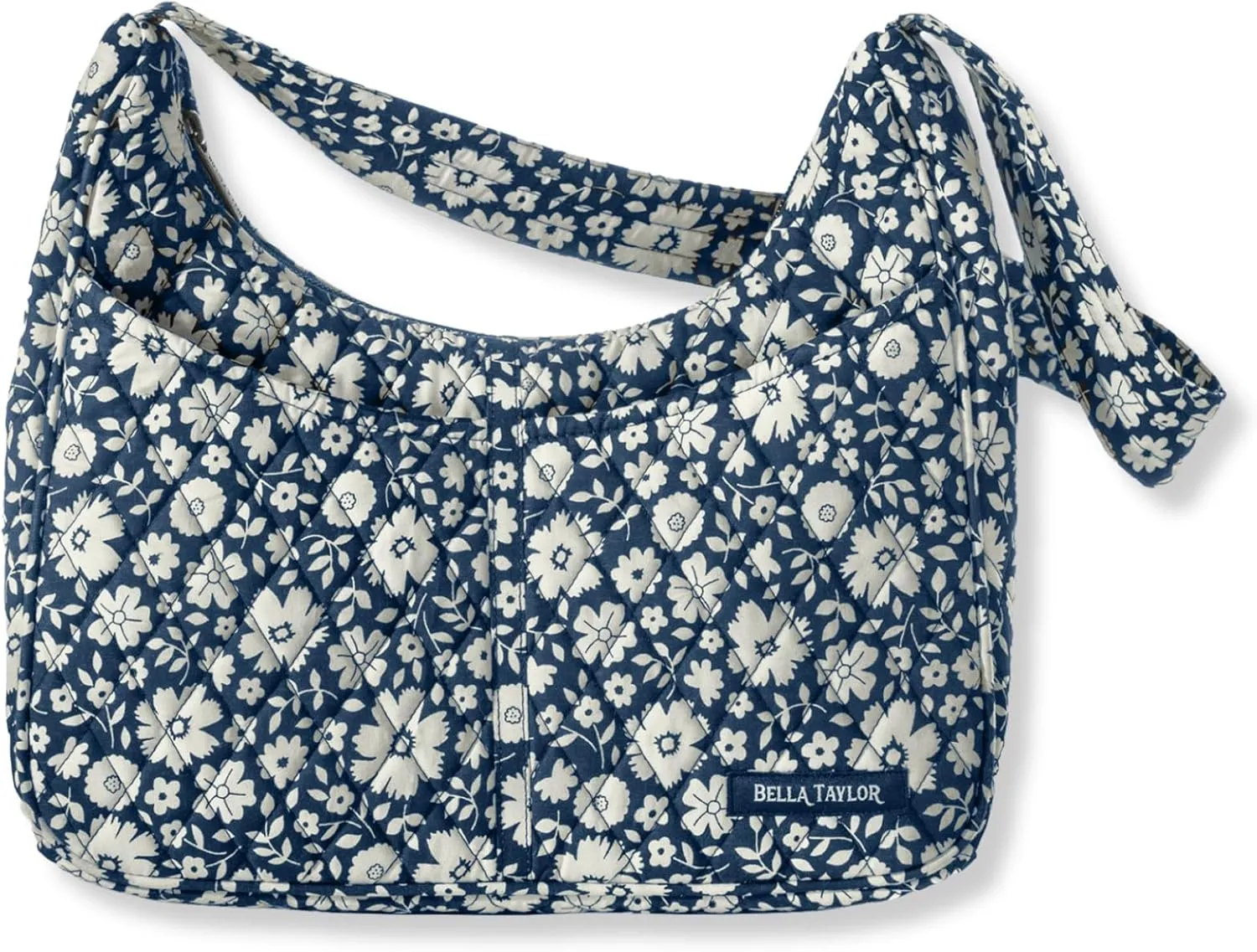 Bella Taylor Blakely - Hobo Shoulder Bag for Women - Lightweight Quilted Fabric Purse with Pockets