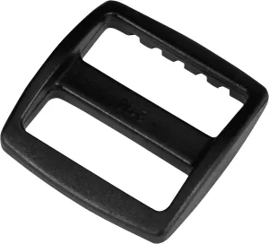 Black Plastic Wide Mouth Tri-Glide Slide – for Bag Straps, Rifle Slings, Dog Collars - 1 Inch, 25 Pack