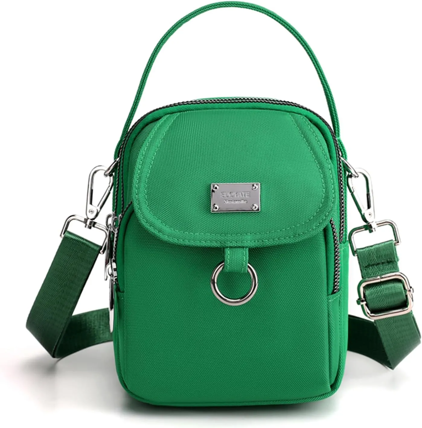 Blostirno Small Crossbody Purse Bag Shoulder Bags for Women Multi Pocket Messenger Bag Cell Phone Handbags Wallet Tiny Purse