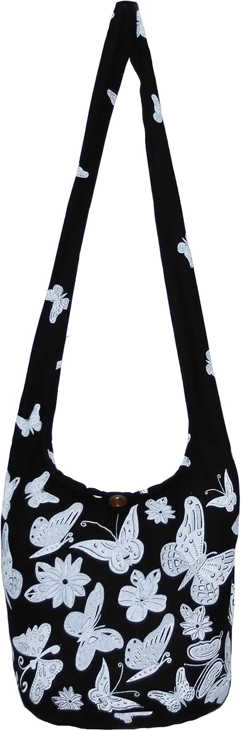 Bohemian Boho Hobo Hippie Shoulder Crossbody Bag Purse Tote Handbag 33"