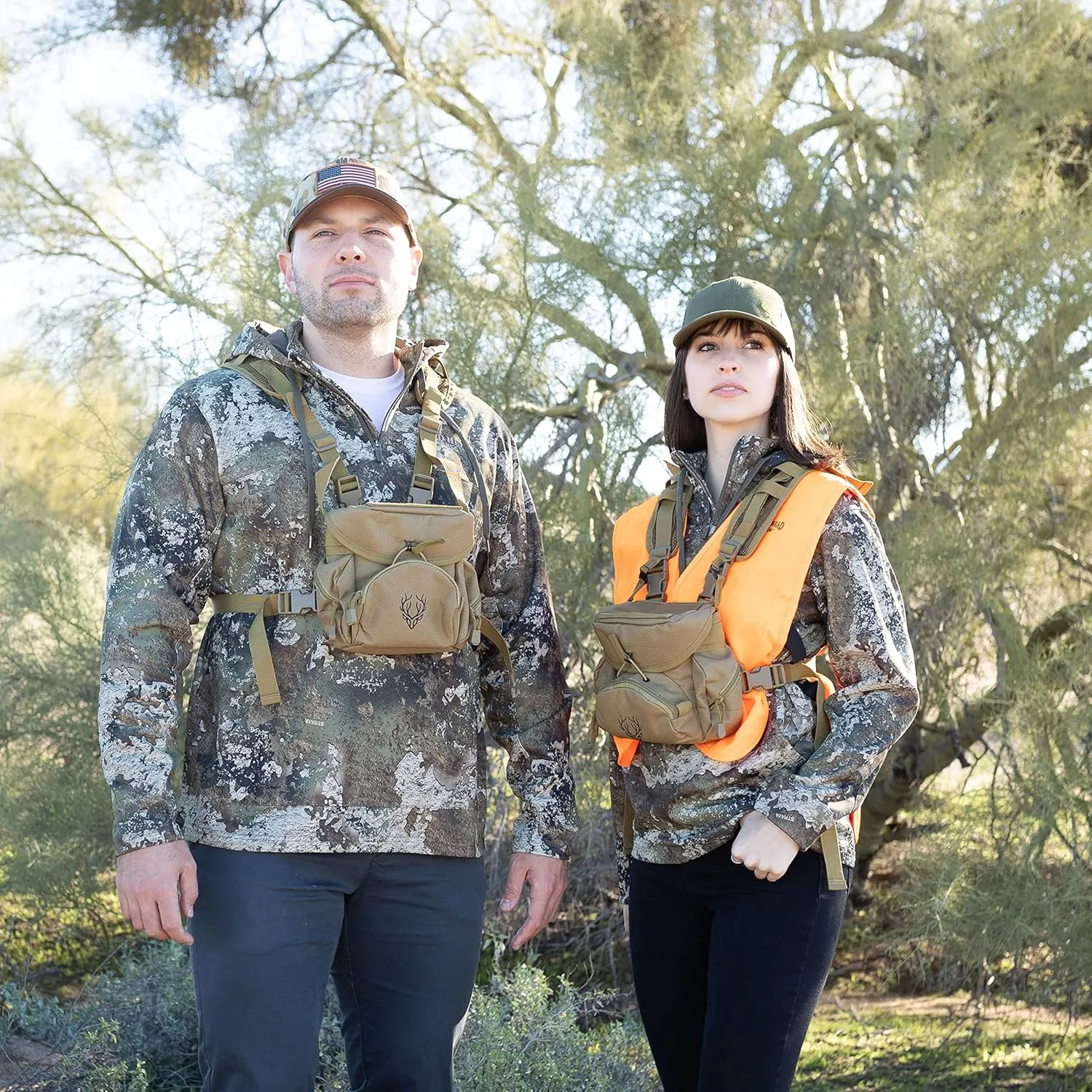 Boundless Performance Binocular Harness Chest Pack - Our Bino harness case is great for hunting, hiking, and shooting