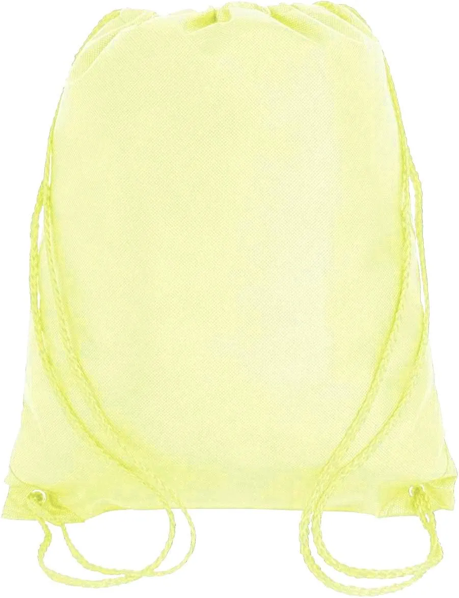 Bulk Drawstring Backpack Bags Sack Pack Cinch Bag Tote Sport Storage for Gym Traveling