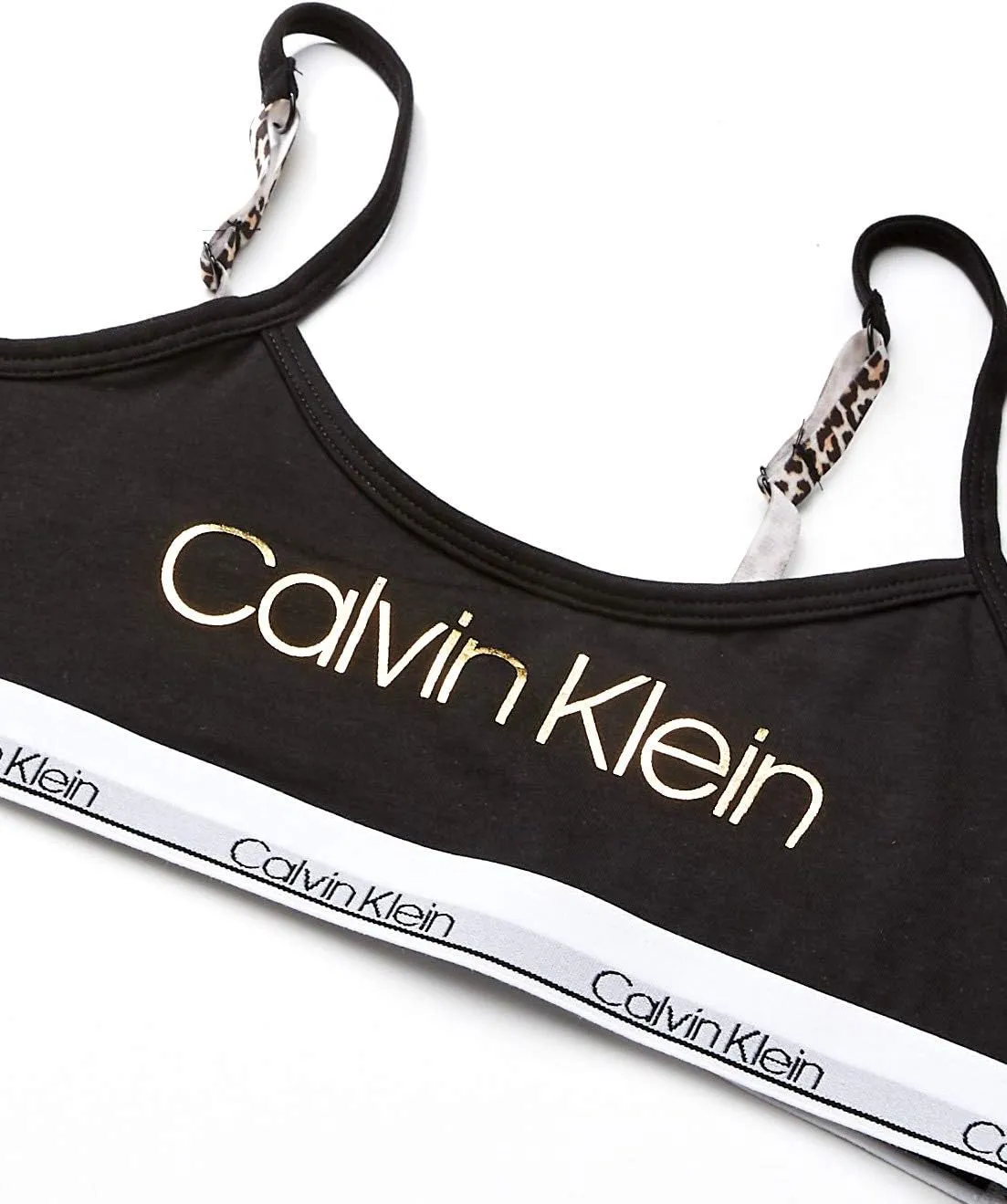 Calvin Klein Girls' Cotton Training Bra Bralette with Adjustable Straps, 2 Pack