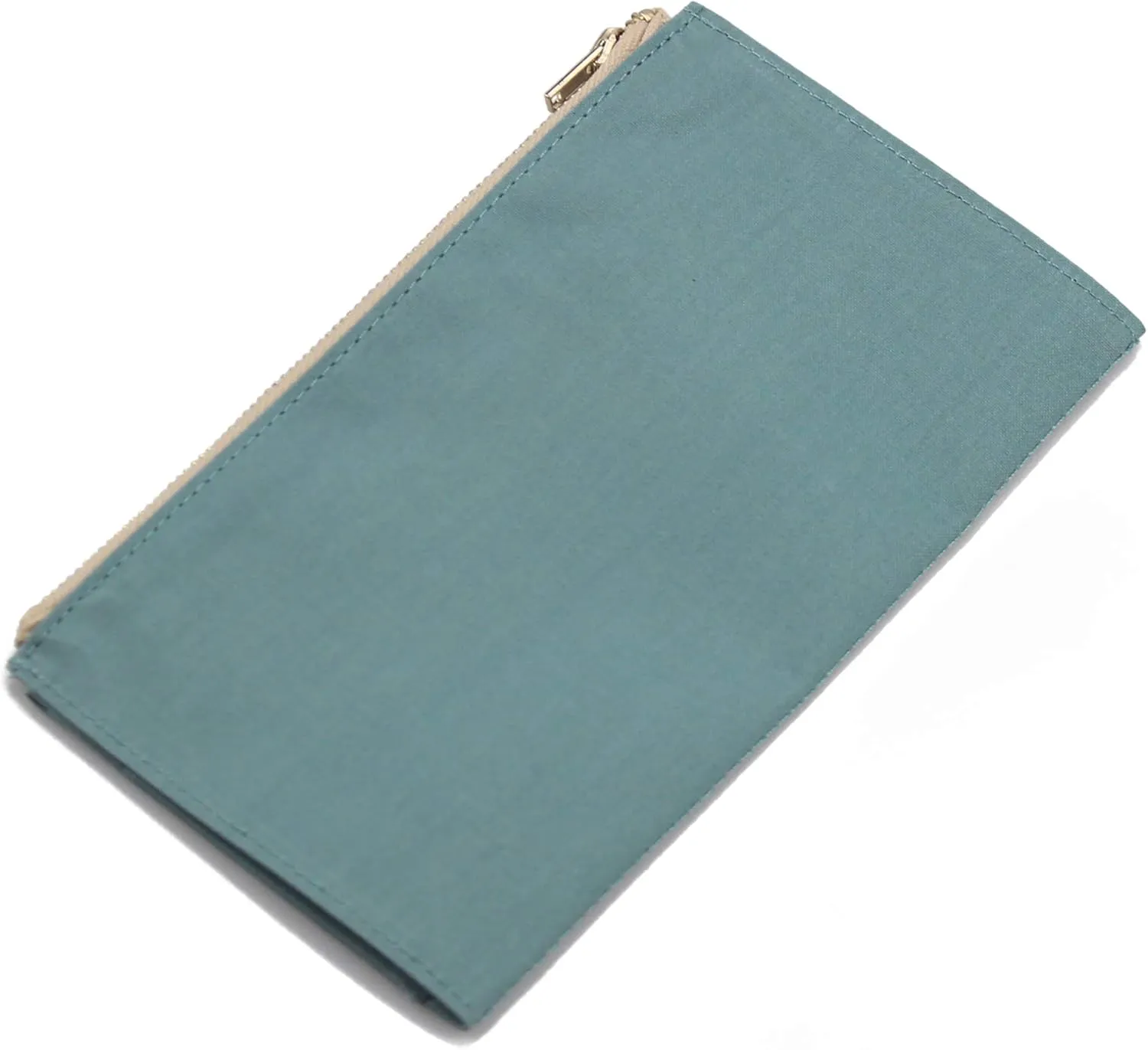 Canvas Zipper Pocket for Travelers Notebook with 2 Elastic Bands,1 Wallet Insert Pouch Refill for TN Accessories Standard Size Card Holder Storage Bag File Folder Stationery