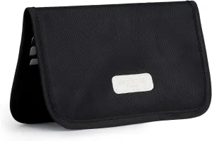 Card Holder Wallet for Men & Women，Slim Wallet with Zipper Pocket，Minimalist Wallet RFID with Nylon Fabric