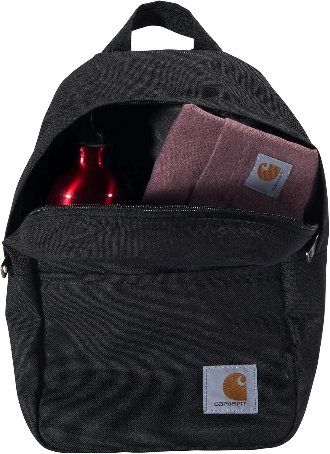 Carhartt Classic Mini Backpack, Durable, Water-Resistant Backpack with Adjustable Shoulder Straps, Black
