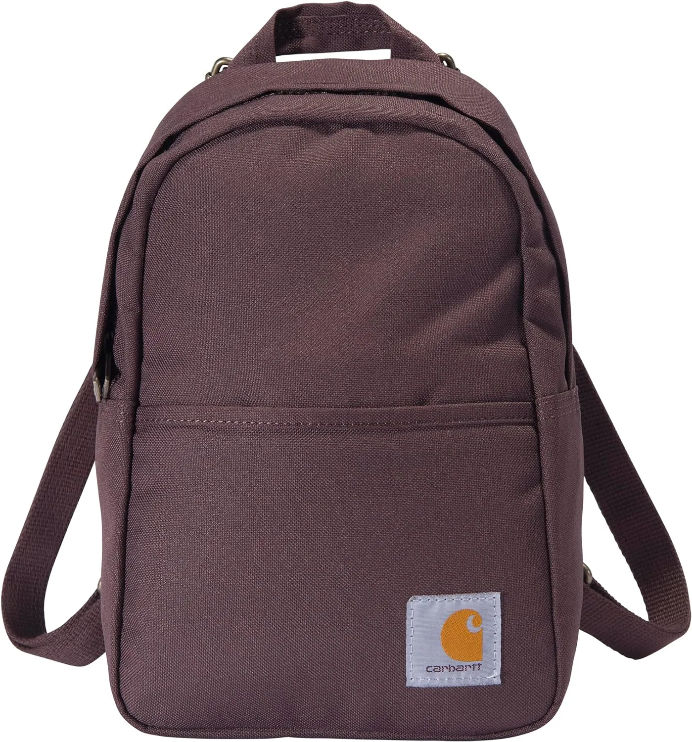 Carhartt Classic Mini Backpack, Durable, Water-Resistant Backpack with Adjustable Shoulder Straps, Wine