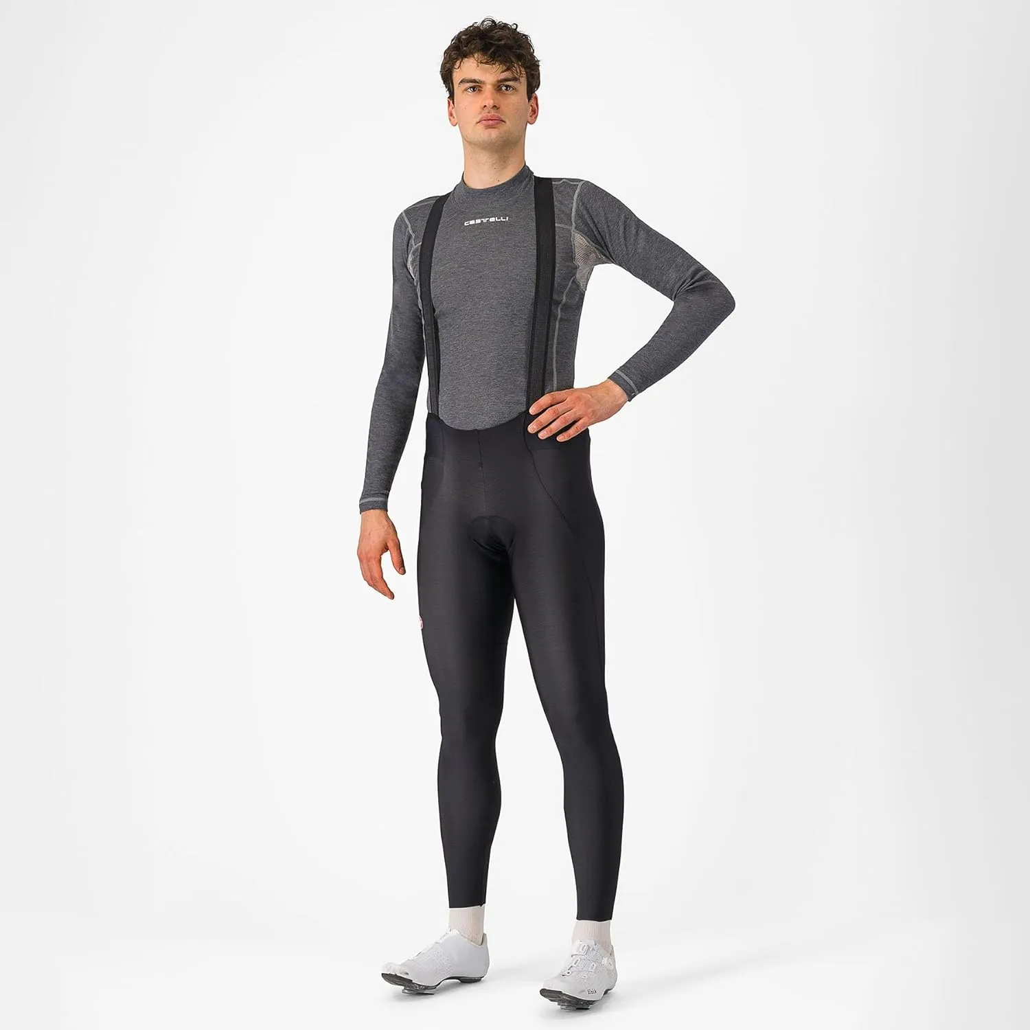 CASTELLI Men’s Espresso Bibtight, Road Cycling Breathable Bib with Pro Level Seat Pad/Chamois for Gravel Biking & Racing