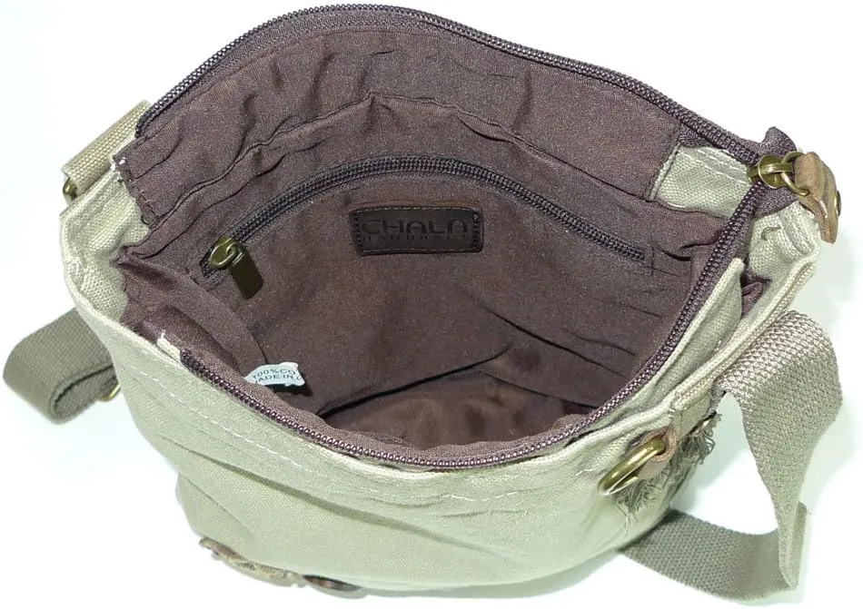CHALA Crossbody Cell Phone Purse - Women PU Leather Multicolor Handbag with Adjustable Strap