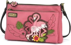CHALA RFID Protected Vegan Leather Deluxe Crossbody Bag with Adjustable Straps