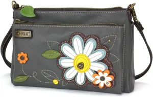 CHALA RFID Protected Vegan Leather Deluxe Crossbody Bag with Adjustable Straps