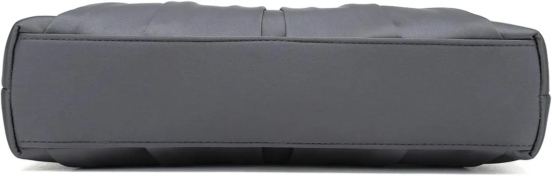 CHARMING TAILOR Clutch Evening Bag Elegant Pleated Satin Formal Handbag Simple Classy Purse for Women