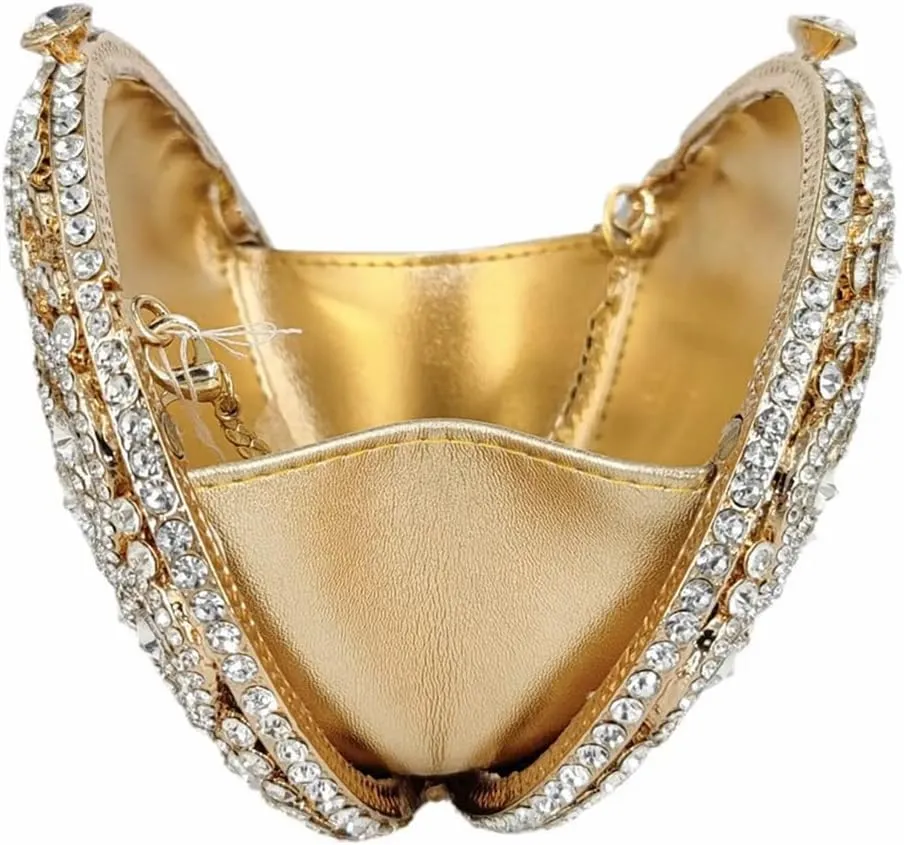Chic Women Octopus Clutch Round Purse Mini Crystal Evening Bag Animal Diamonds Clutch for Prom Cocktail Party