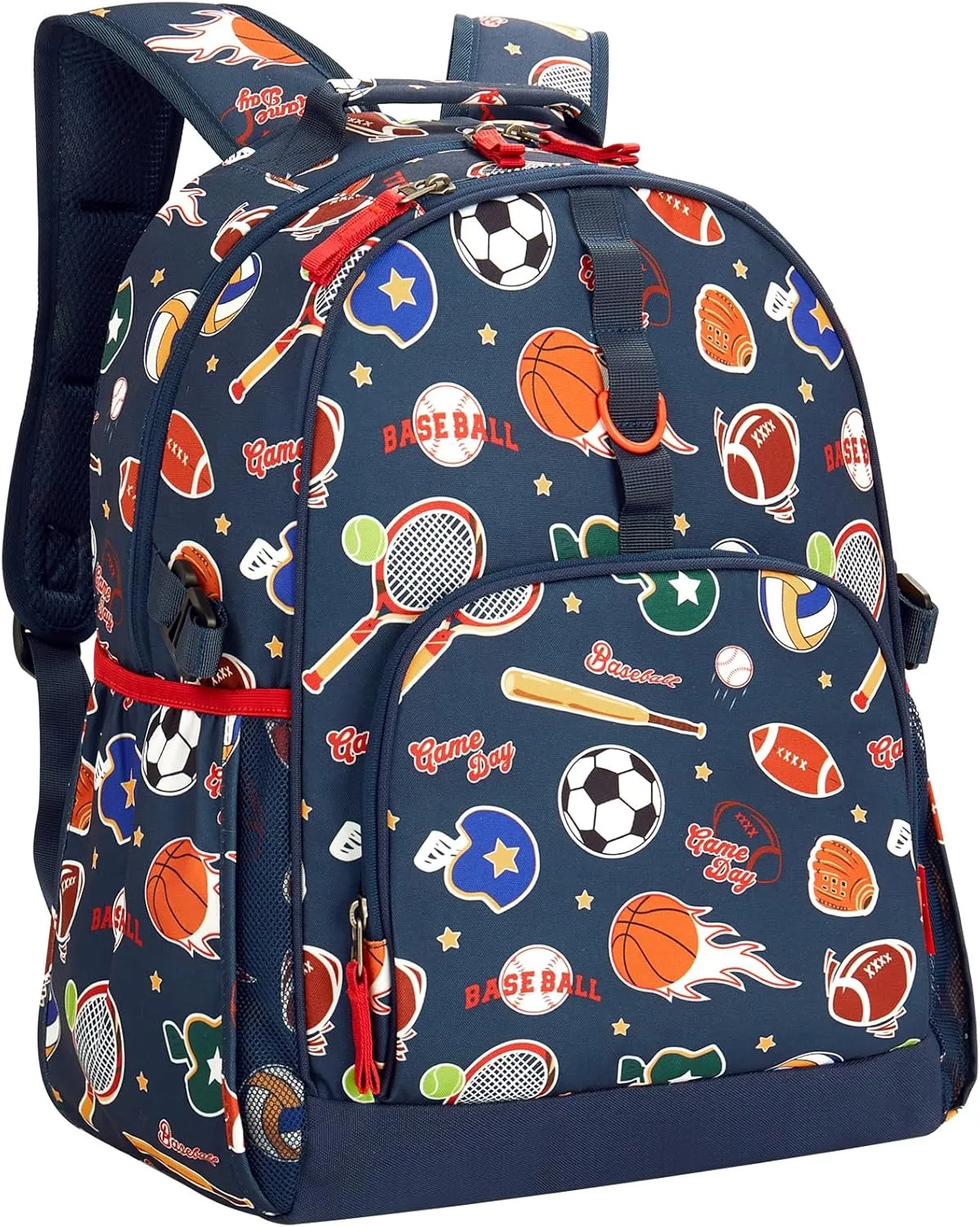 Choco Mocha Balls Backpack for Boys, Kindergarten Backpacks for Boys Backpack Ages 6-8, Boy Elementary School Bookbag 17 Inch, Blue