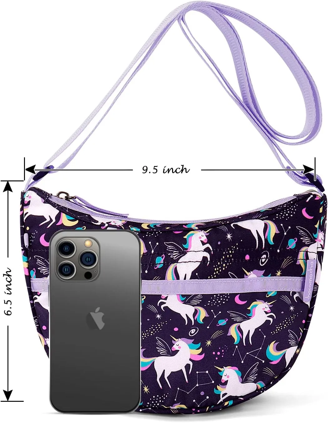 Choco Mocha Girls Crossbody Purse for Kids