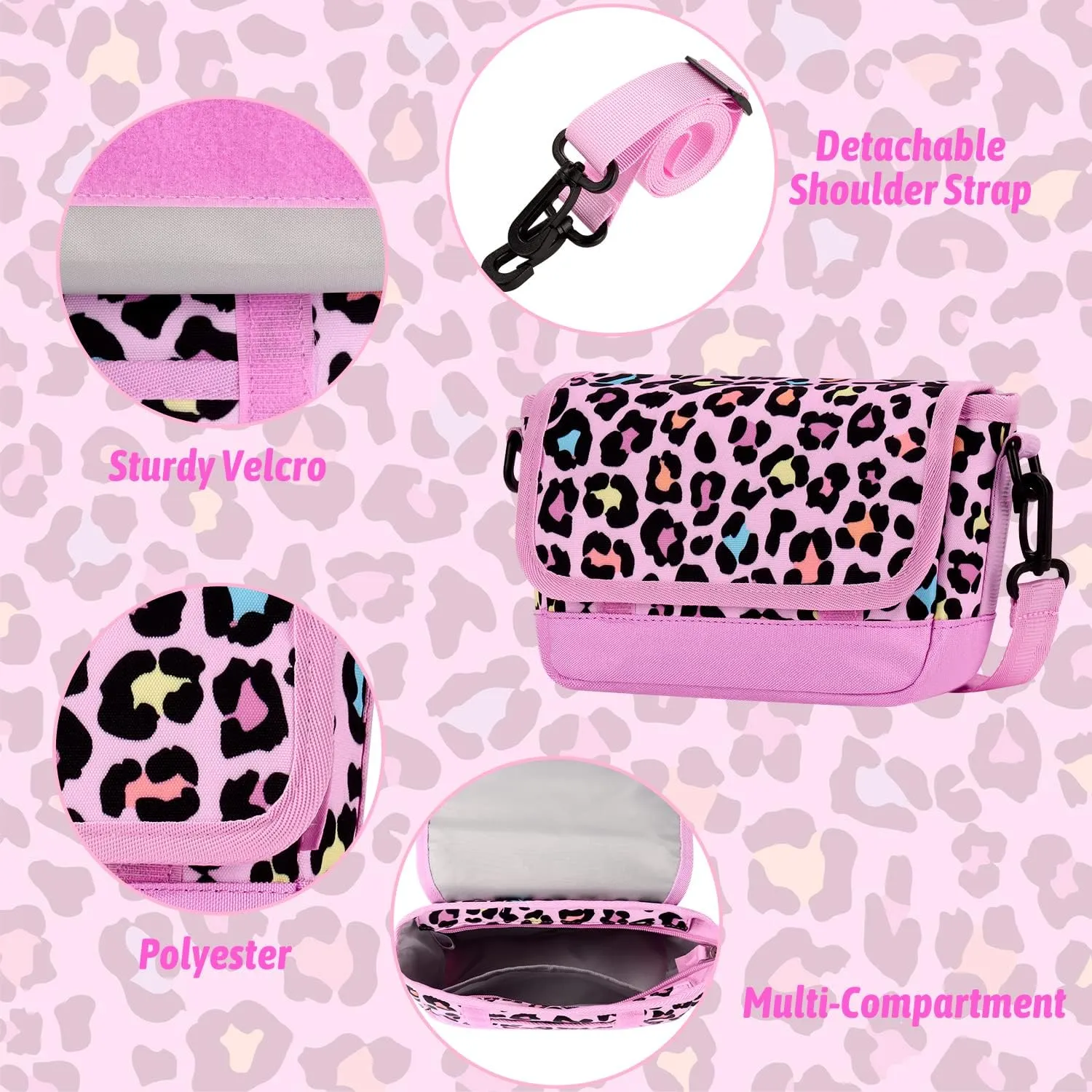 Choco Mocha Girls Purses for Kids 6-8, Girls Crossbody Purse for Kids