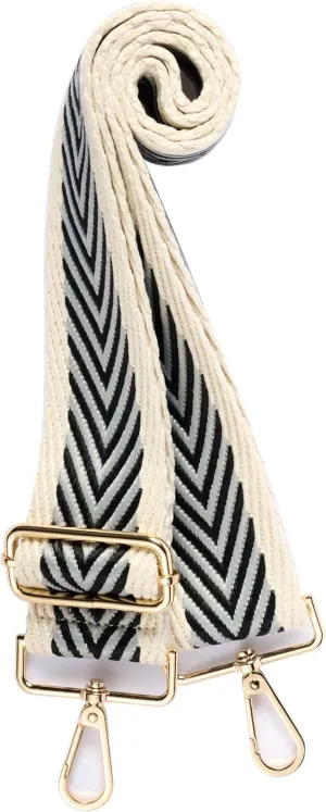 chushui Jacquard Purse Strap,2" Wide Crossbody Replacement Strap,Guitar Style Shoulder Strap for Bag,Handbag